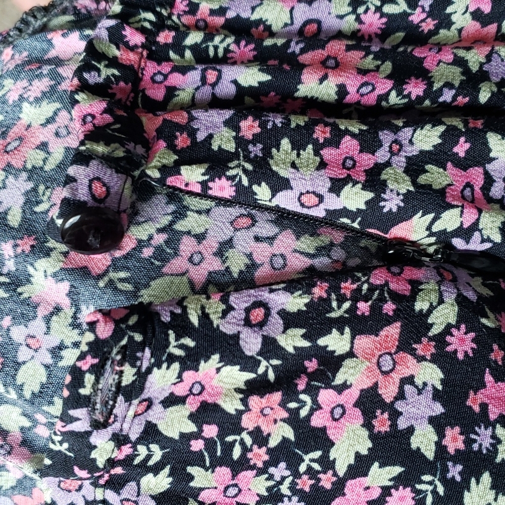Vintage Maxi Skirt Ditzy Print Floral‎ Size Small - Picture 10 of 13